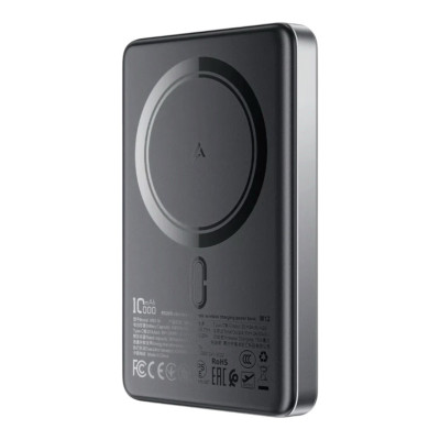 Зовнішній акумулятор Acefast M12 10000 mAh 20W MagSafe black Зовнішній акумулятор Acefast M12 10000 mAh 20W MagSafe black