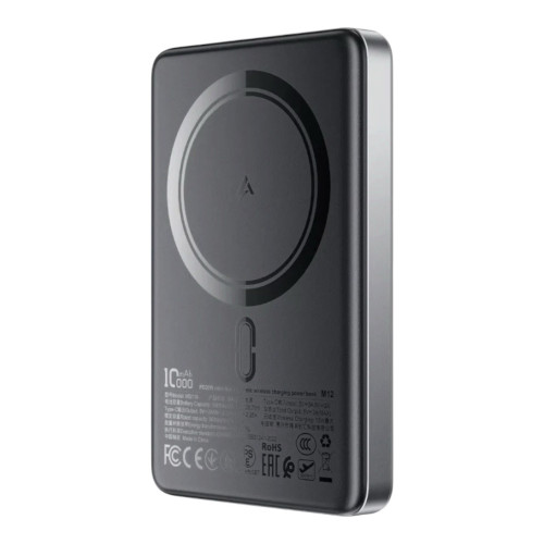Зовнішній акумулятор Acefast M12 10000 mAh 20W MagSafe black Зовнішній акумулятор Acefast M12 10000 mAh 20W MagSafe black
