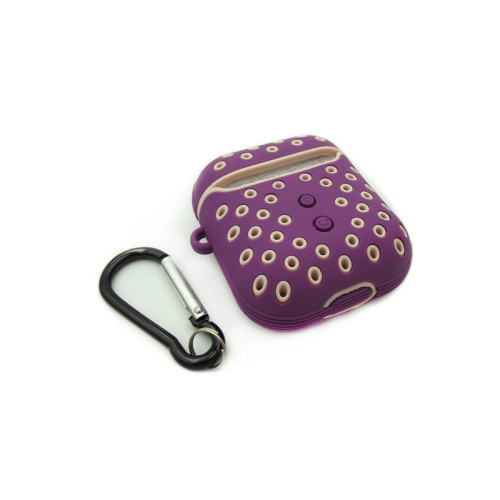 Чохол для Airpods, Airpods 2 Sport design violet-pink