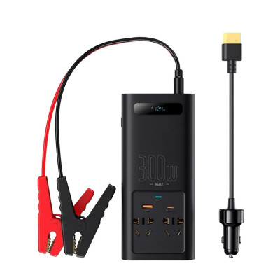 Інвертор Baseus 300W з правильною сінусоїдою Інвертор Baseus 300W з правильною сінусоїдою