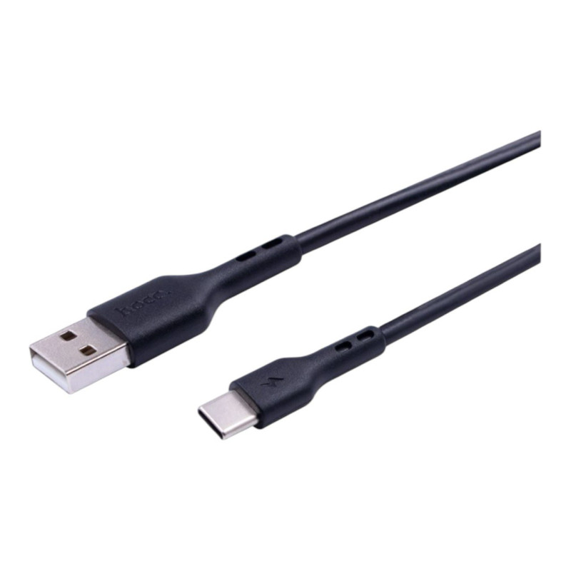 USB кабель Hoco DU26 long pin 8mm Type-C black