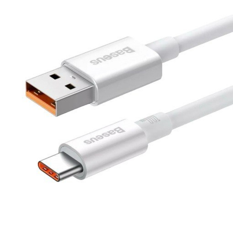 USB кабель Baseus Type-C P10320102214-00 white 0.25m
