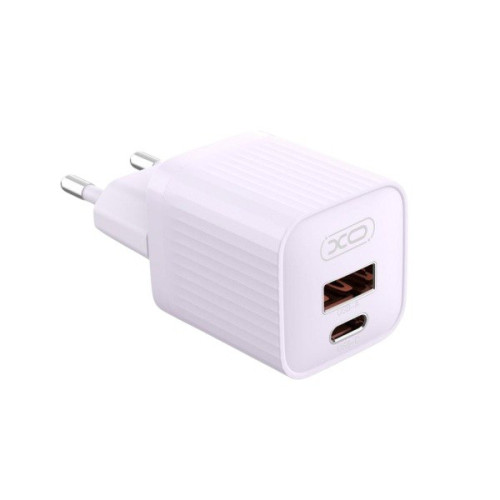 Зарядний пристрій XO L147 USB-C PD20W, USB-A pink Зарядний пристрій XO L147 USB-C PD20W, USB-A pink