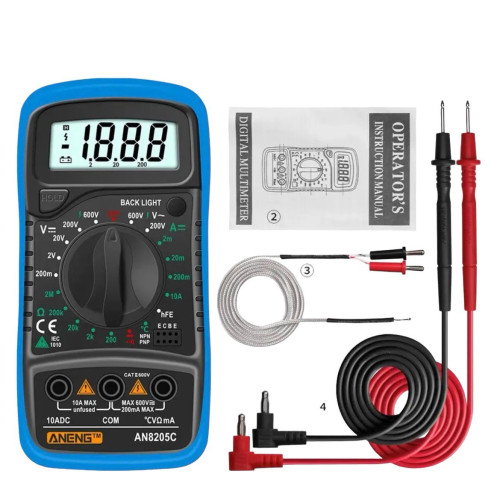 Цифровий мультиметр Aneng A8205C blue Цифровий мультиметр Aneng A8205C blue