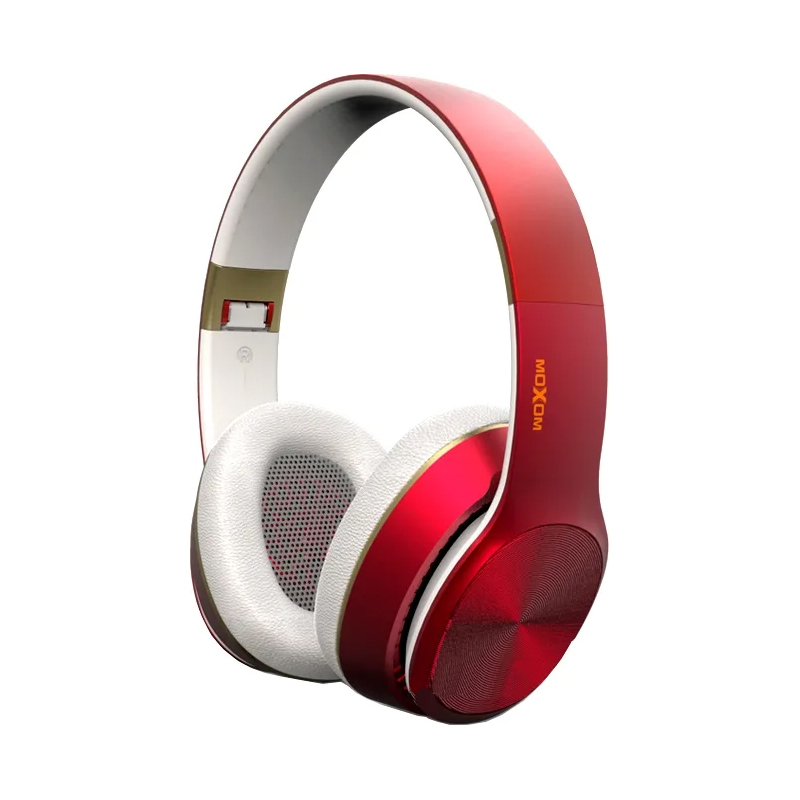 Навушники Bluetooth Moxom MX-WL05 накладні red