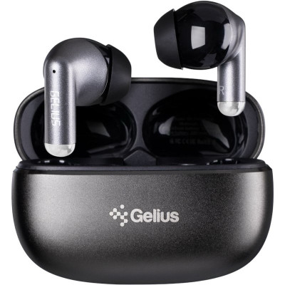Навушники Bluetooth Gelius MaxBuds 2 GP-TWS025X Gun Metal Навушники Bluetooth Gelius MaxBuds 2 GP-TWS025X Gun Metal