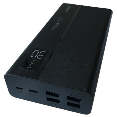 Зовнішній акумулятор Grand A30P5 PD 20W, QC 18W 30000 mAh black Зовнішній акумулятор Grand A30P5 PD 20W, QC 18W 30000 mAh black