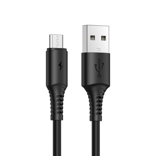 USB кабель Borofone BX47 microUSB black USB кабель Borofone BX47 microUSB black