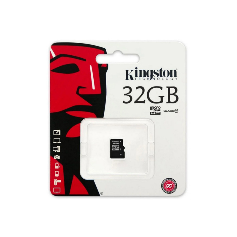 Карта пам'яті microSD 32 Гб Kingston class 10