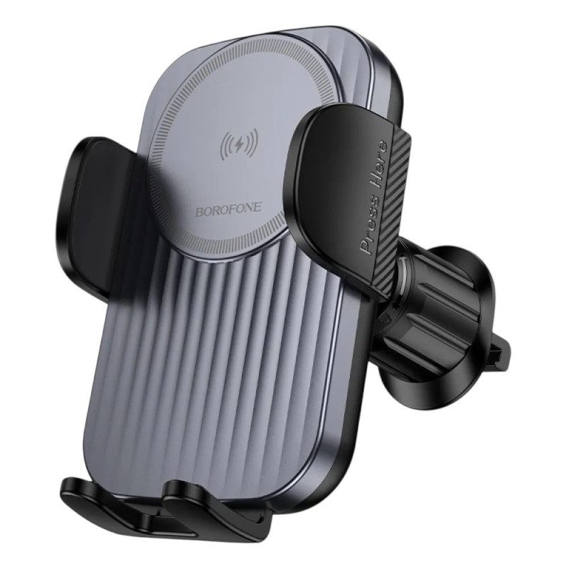 Автотримач Borofone BH221 5W, 7.5W,10W,15W black