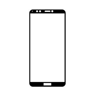 Захисне скло Glass Huawei Y9 2018, Enjoy 8 Plus 9D black Захисне скло Glass Huawei Y9 2018, Enjoy 8 Plus 9D black