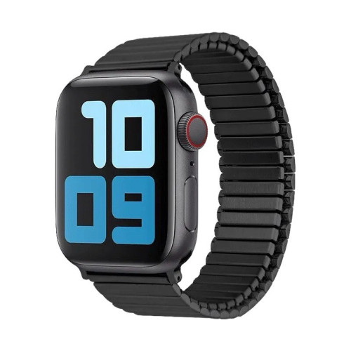 Ремінець для Apple Watch 42, 44, 45, 49 silicone magnetik 3 black Ремінець для Apple Watch 42, 44, 45, 49 silicone magnetik 3 black