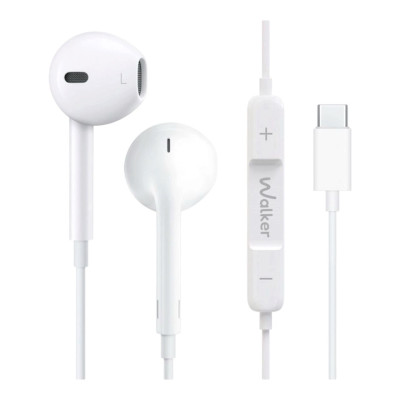 Навушники Walker i920 з мікрофоном Type-C white Навушники Walker i920 з мікрофоном Type-C white