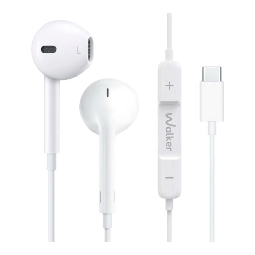 Навушники Walker i920 з мікрофоном Type-C white Навушники Walker i920 з мікрофоном Type-C white