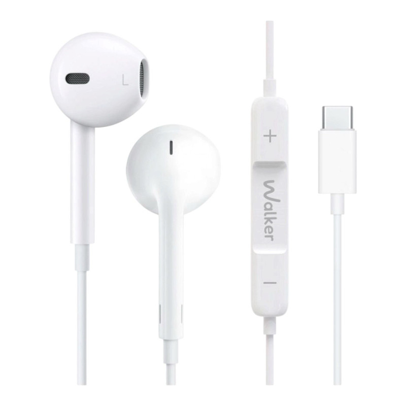 Навушники Walker i920 з мікрофоном Type-C white Навушники Walker i920 з мікрофоном Type-C white