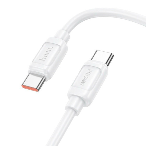 USB кабель Hoco X115 Type-C to Type-C 240W white