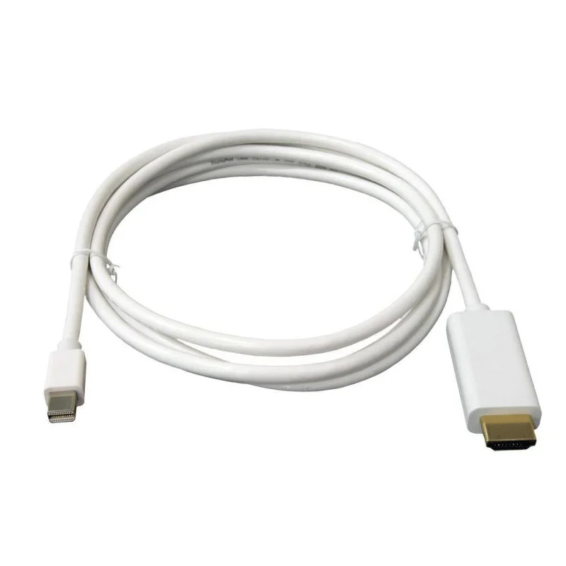 Кабель перехідник Thunderbolt Mini Display Port на HDMI мама 0.5 метра white