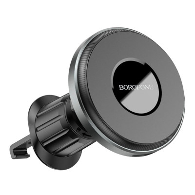 Автотримач Borofone BH202 wireless charging 15W black Автотримач Borofone BH202 wireless charging 15W black
