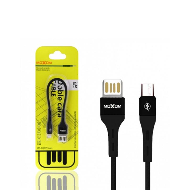 USB кабель Moxom MX-CB07 Type-C 20 см black