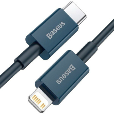 USB кабель Baseus Type-C to Lightning CATLYS-C03 blue 2m USB кабель Baseus Type-C to Lightning CATLYS-C03 blue 2m