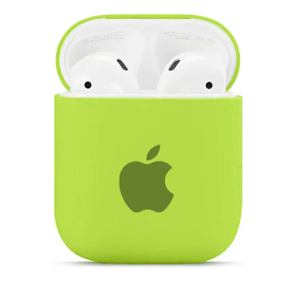 Чохол для Airpods, Airpods 2 Original Silicone green Чохол для Airpods, Airpods 2 Original Silicone green