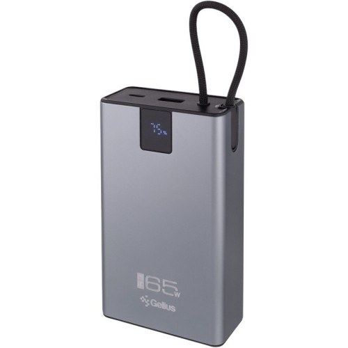 Зовнішній акумулятор Gelius Veyron GP-PB312 20000mAh 65W Black