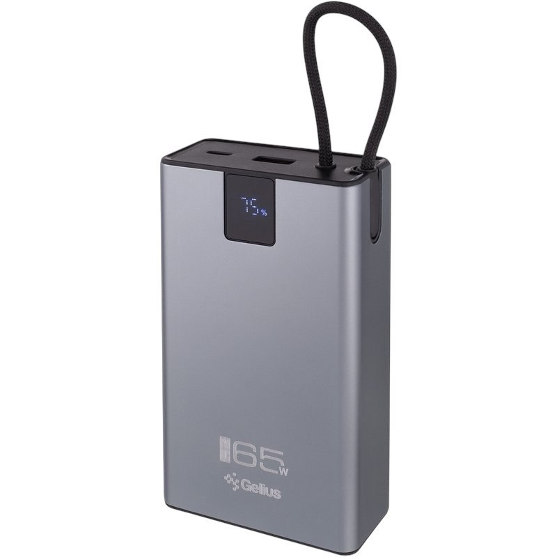Зовнішній акумулятор Gelius Veyron GP-PB312 20000mAh 65W Black