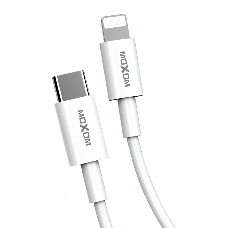 USB кабель Moxom MX-CB19 Type-C на Lightning white