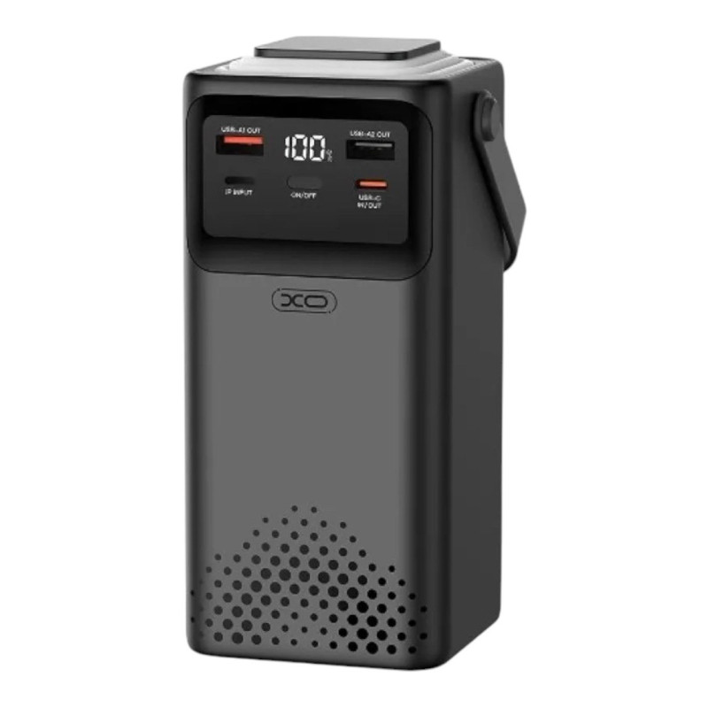 Зовнішній акумулятор XO PR286 50000 mAh 22.5W LCD black Зовнішній акумулятор XO PR286 50000 mAh 22.5W LCD black