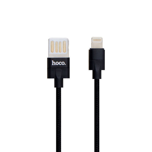 USB кабель Hoco U55 Outstanding Lightning black 1.2 метри USB кабель Hoco U55 Outstanding Lightning black 1.2 метри