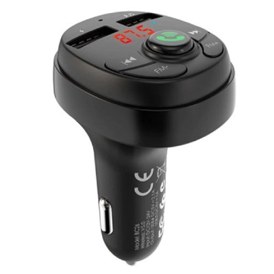 FM трансмітер Bluetooth Borofone BC26 black FM трансмітер Bluetooth Borofone BC26 black