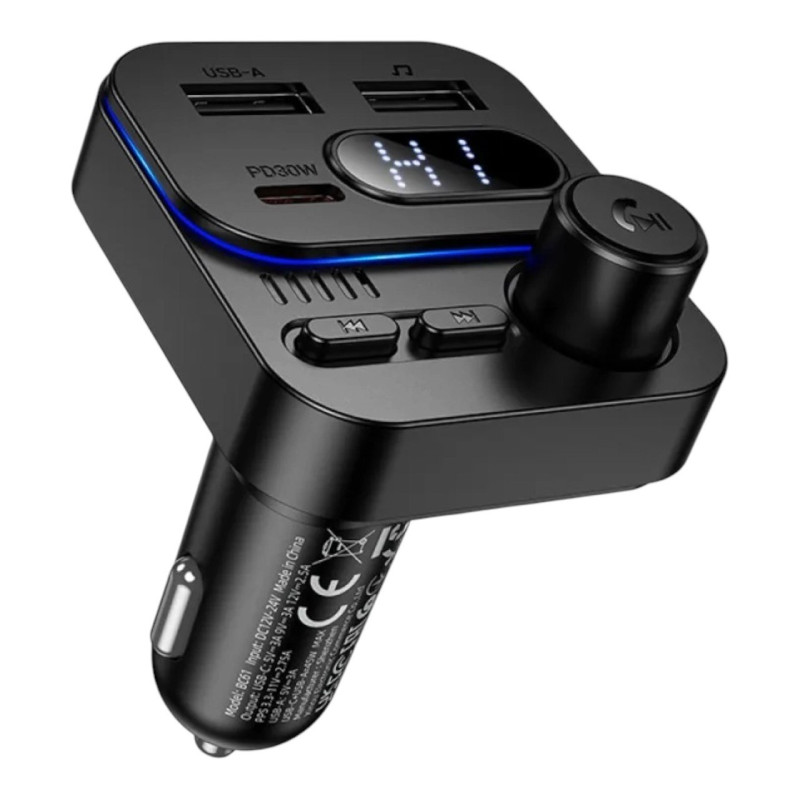 FM трансмітер Bluetooth Borofone BC61 black