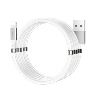 USB кабель Hoco U91 Magnetic Lightning white USB кабель Hoco U91 Magnetic Lightning white
