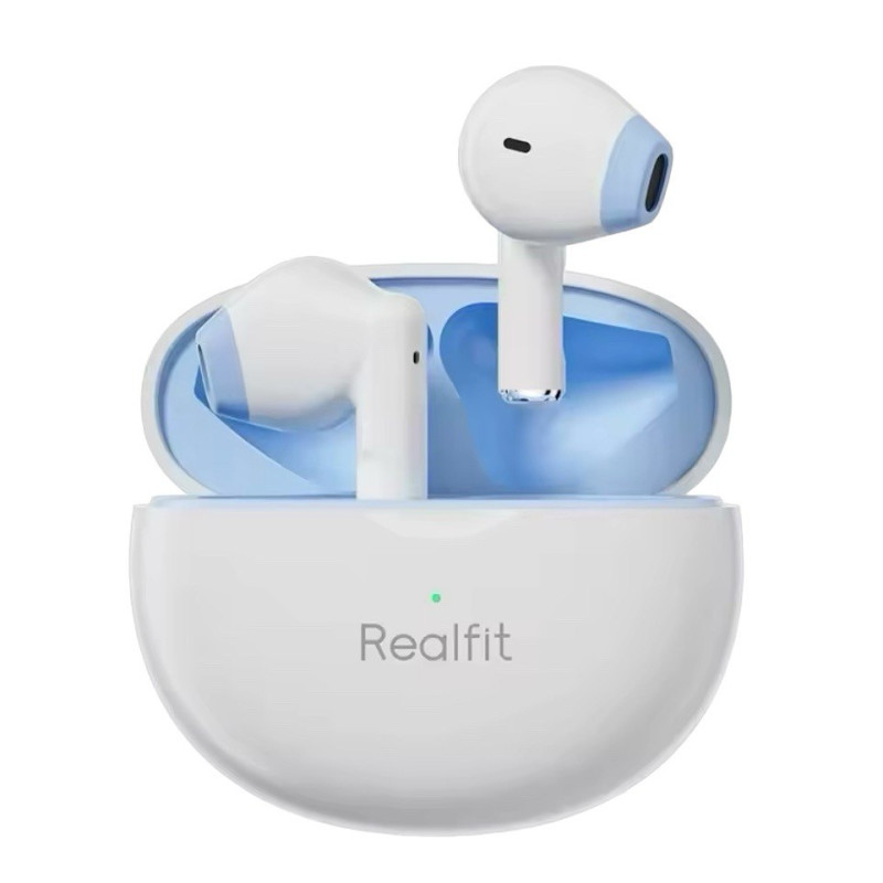 Навушники Bluetooth Realfit F2 white blue