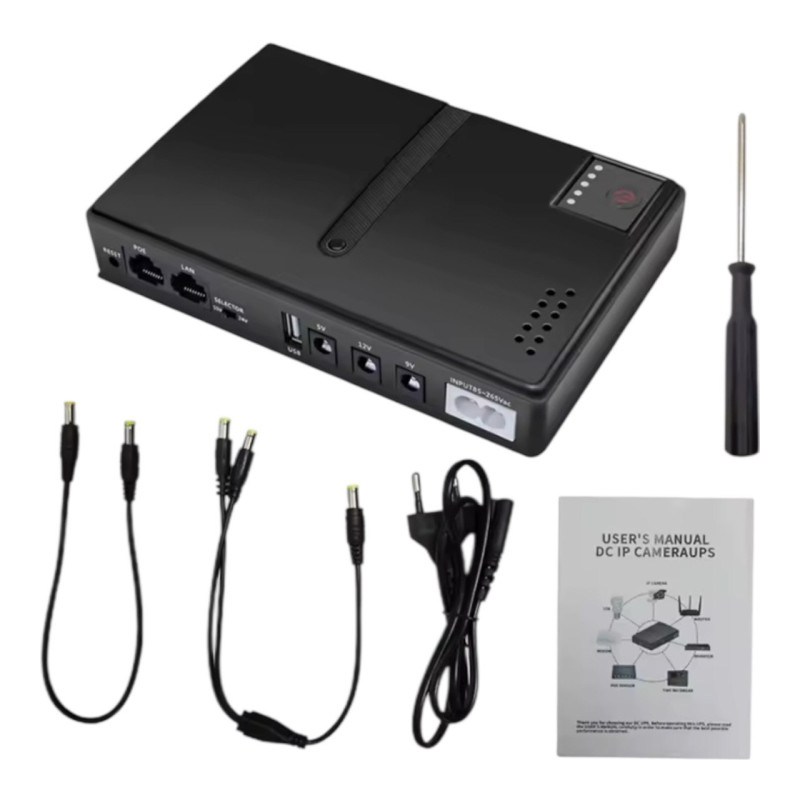 Power Bank UPS 5V/9V/12V для Роутеров DC1018L 8800mAh black