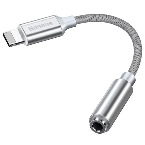 Перехідник на навушники для iPhone з 3.5 на Lightning Baseus white (CALL3-02) Перехідник на навушники для iPhone з 3.5 на Lightning Baseus white (CALL3-02)