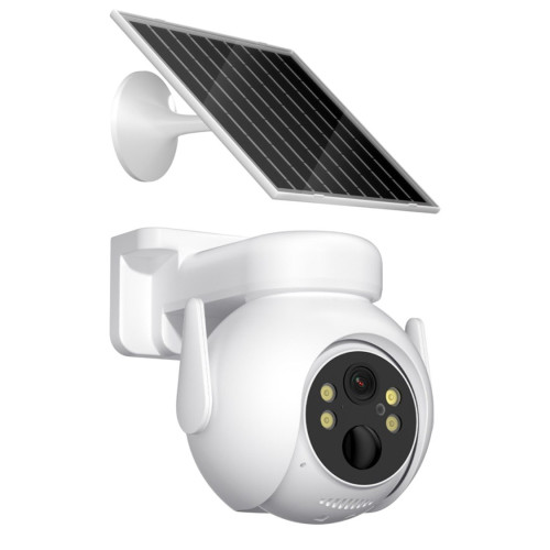 Камера XO CR10  вуличного спостереження з сонячною панеллю white