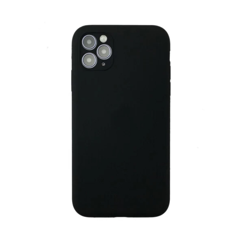 Накладка Original Silicone Case iPhone 11 Pro Max black Close Camera