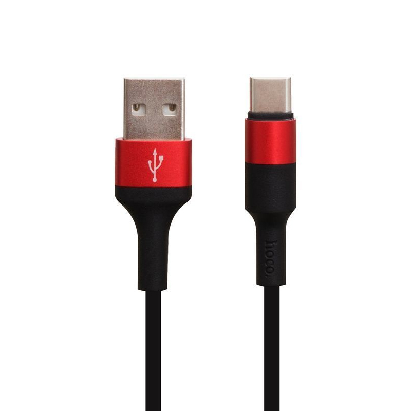 USB кабель Hoco X26 Xpress Type-C black-red