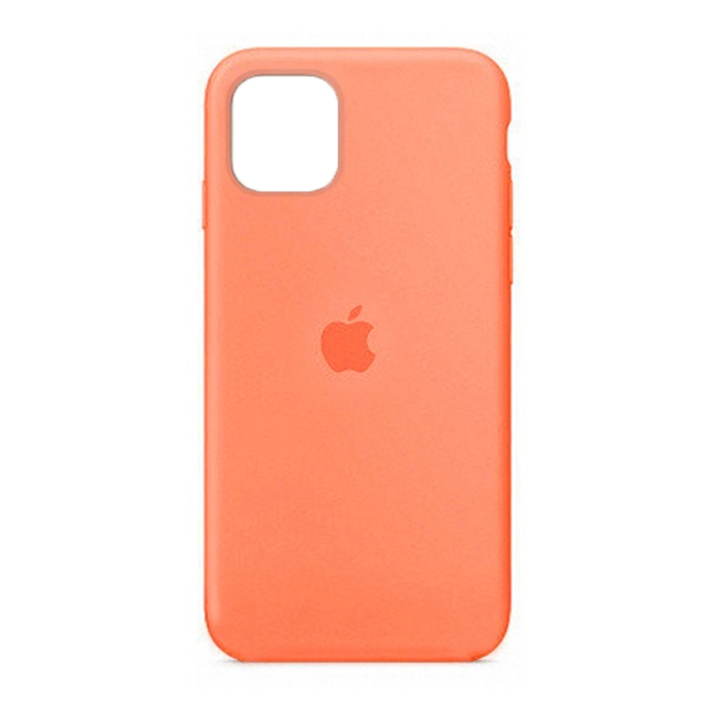 Накладка Original Silicone Case iPhone 12, 12 Pro papaya