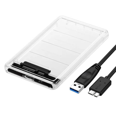 Зовнішня кишеня 2,5 дюйма USB3.0 transparent Зовнішня кишеня 2,5 дюйма USB3.0 transparent