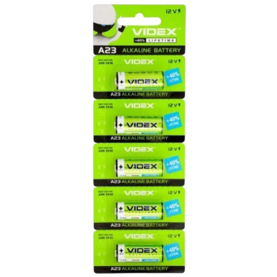 Батарейка Videx A23 Alcaline 12V 5шт