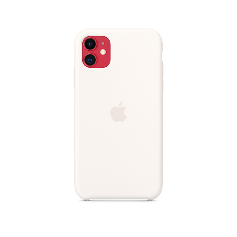 Накладка Original Silicone Case iPhone 11 white