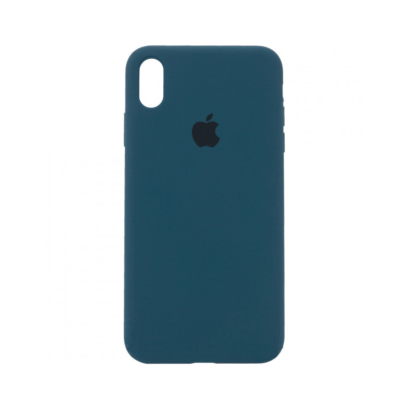 Накладка Original Silicone Case iPhone X, XS blue cosmos