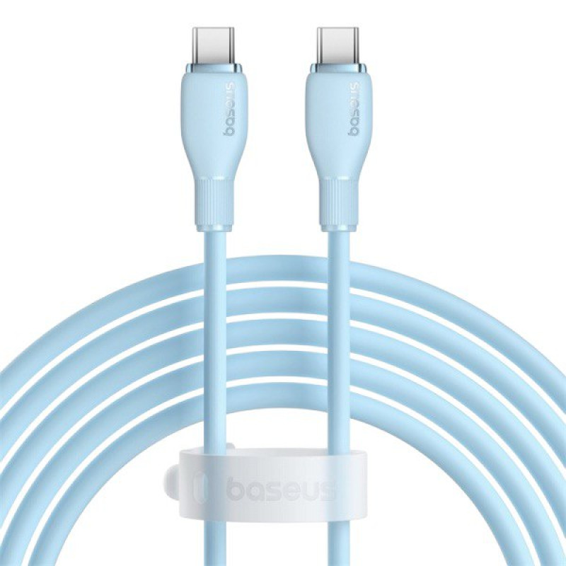 USB кабель Baseus Type-C to Type-C P10355702311-00 100W blue 1.2m USB кабель Baseus Type-C to Type-C P10355702311-00 100W blue 1.2m
