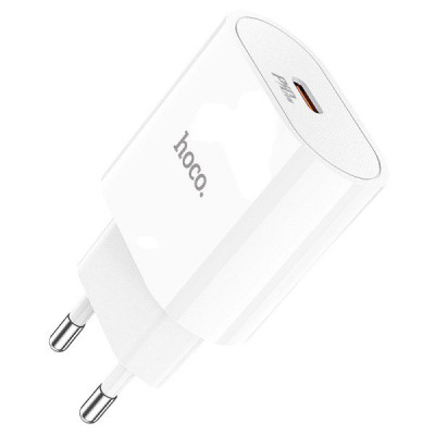 Зарядний пристрій Hoco C94A USB-C PD 20W white