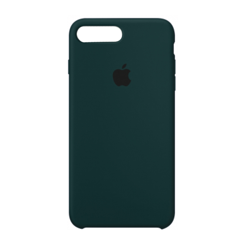 Накладка Original Silicone Case iPhone 7 Plus, 8 Plus green forest