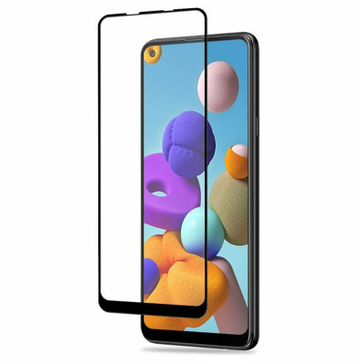 Захисне скло Glass Samsung A21S, A217 Full Glue black Захисне скло Glass Samsung A21S, A217 Full Glue black