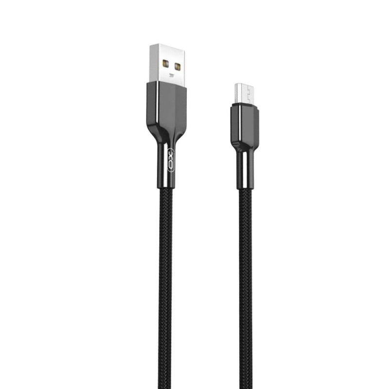 USB кабель XO NB182 microUSB black
