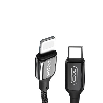 USB кабель XO NB-Q180A Type-C на Lightning PD black USB кабель XO NB-Q180A Type-C на Lightning PD black